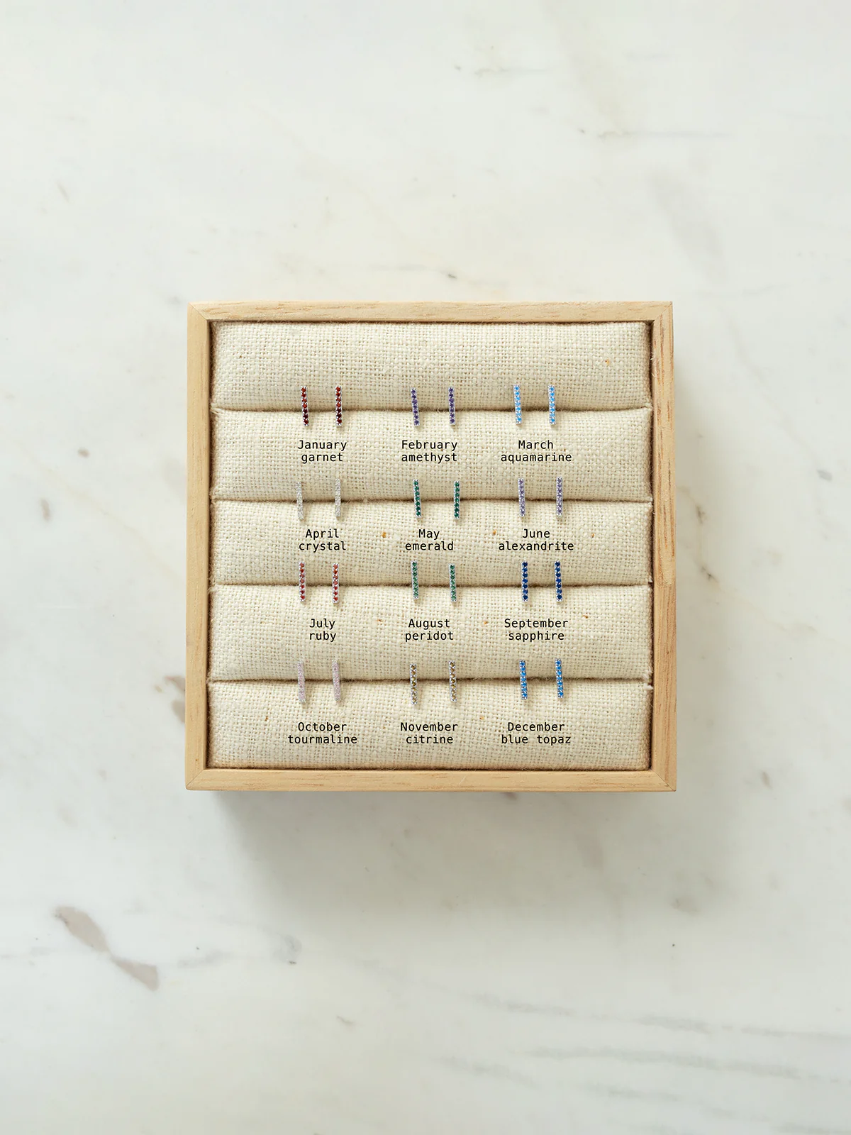 Happy Birthstone Studs - Image 6