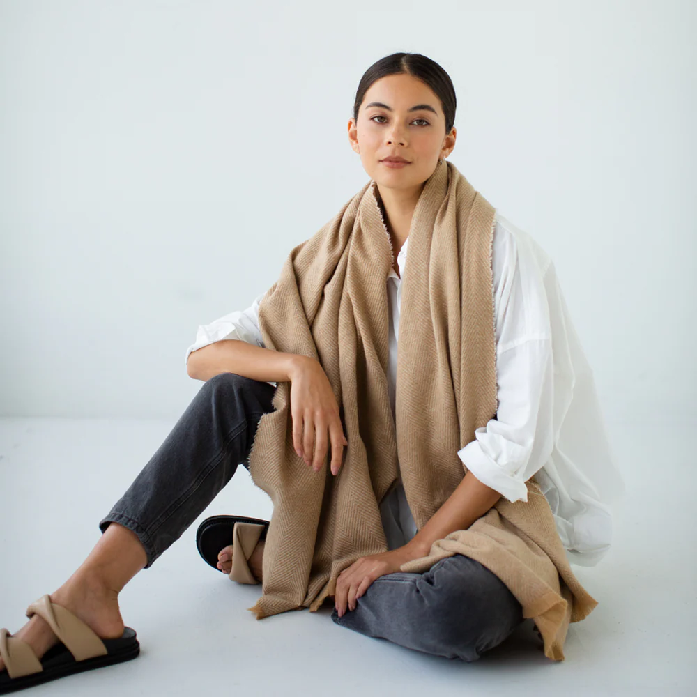 Hey Herringbone Scarf - Image 3