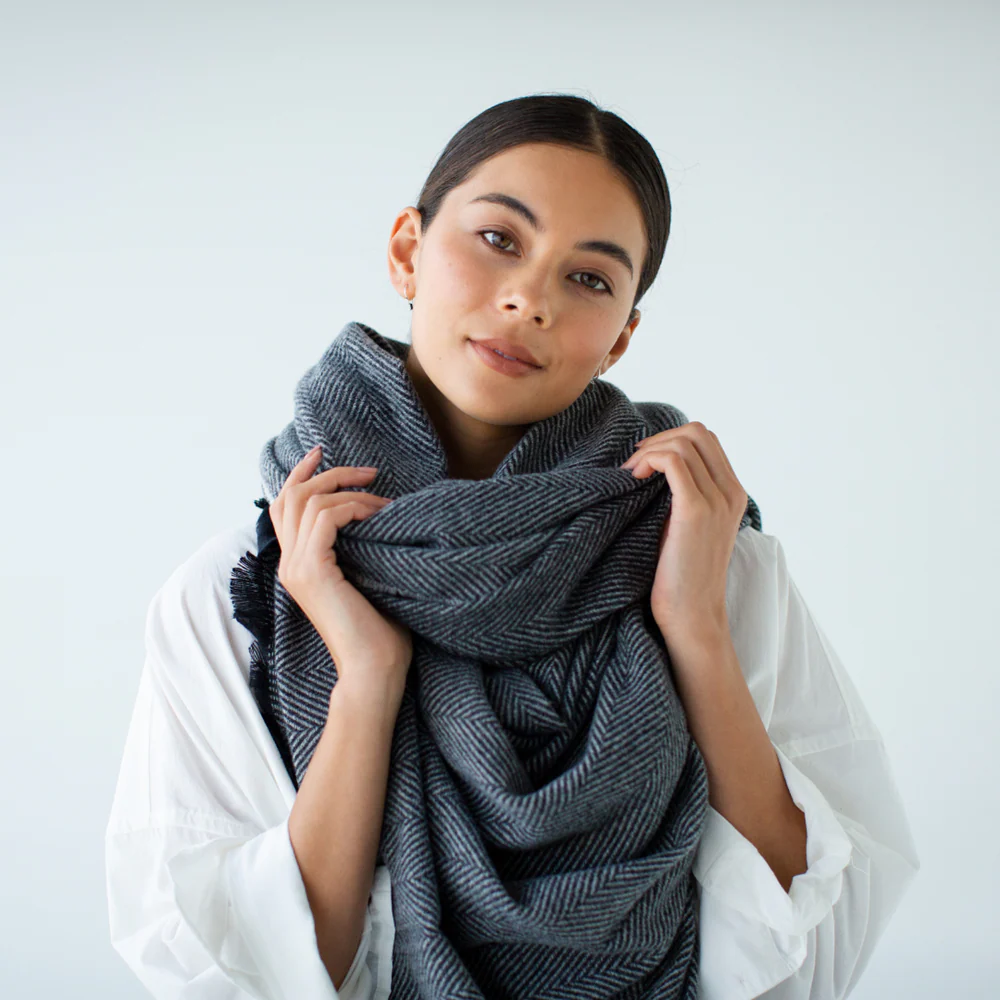 Hey Herringbone Scarf - Image 4