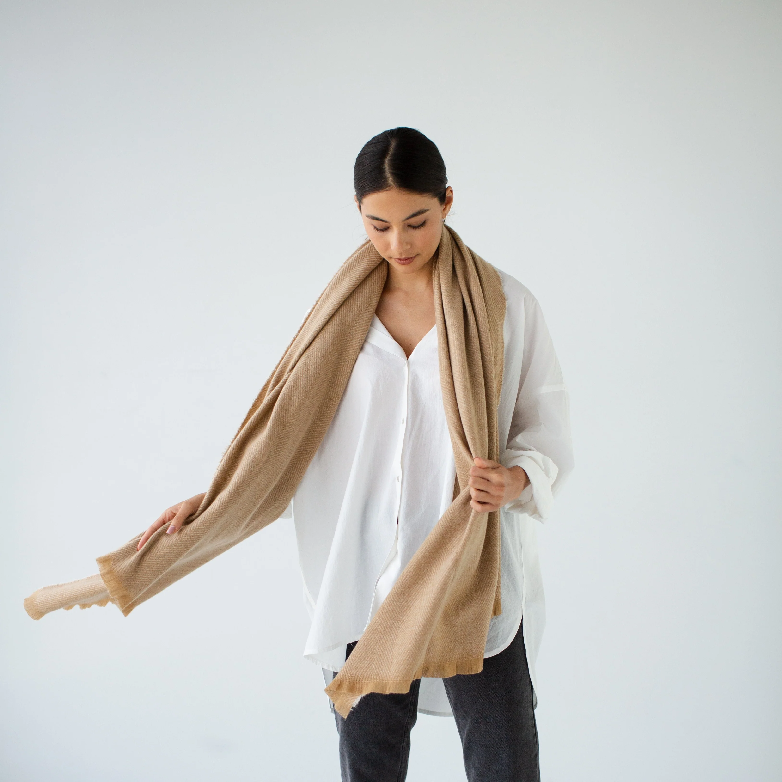 Hey Herringbone Scarf - Image 5