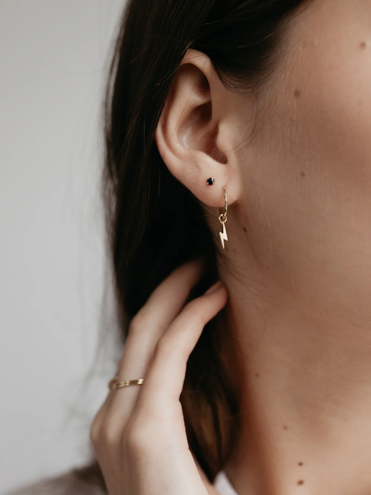 Mini Rock Studs Black - Image 4