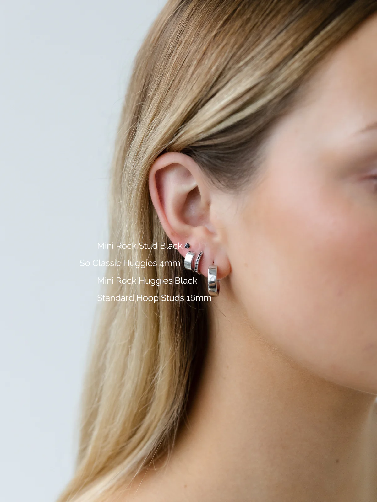 Mini Rock Studs Black - Image 5